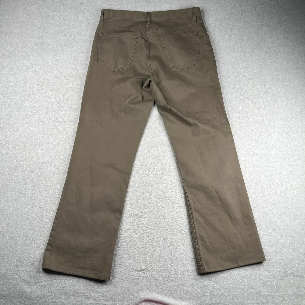 Banana Republic 5 Pocket Pants Mens 32x32 Brown Casual Classic
